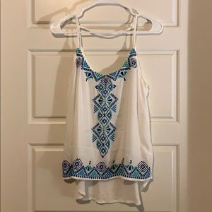 White Spaghetti Strap Top